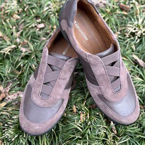Naturalizer Furlong Brown Leather Suede Comfort Shoes Women’s Size 10